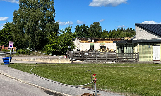 Träningsskolans byggnad i Norrsätra